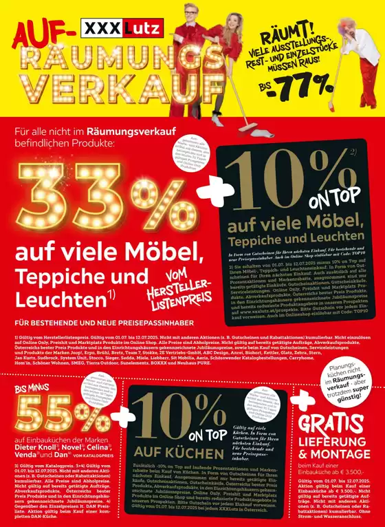 XXXLutz flugblatt