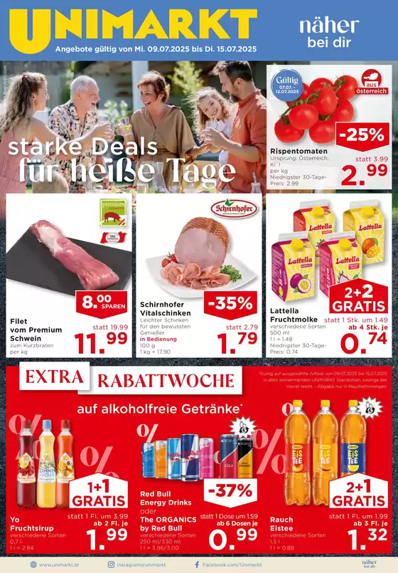 Unimarkt flugblatt
