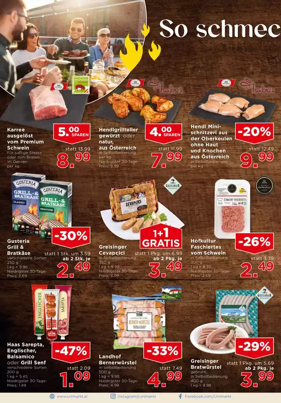 Unimarkt flugblatt