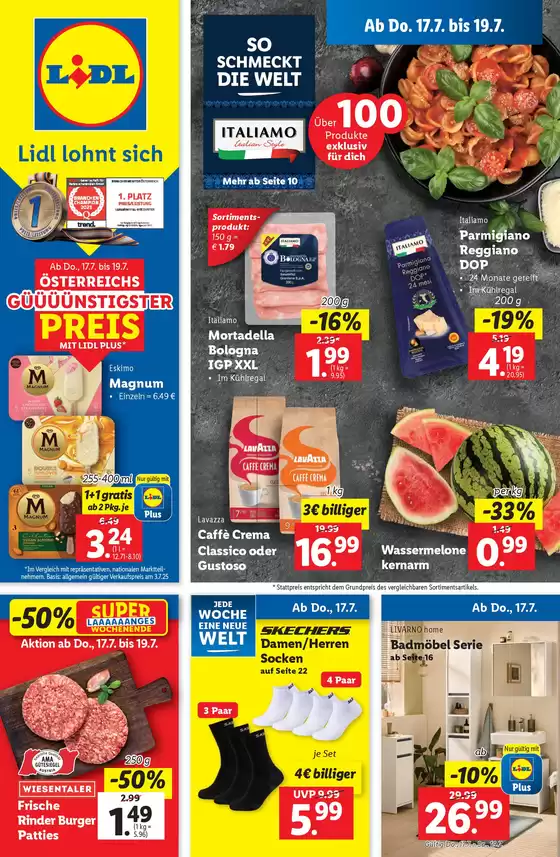 Lidl Katalog in Völs | Aktuelle Flugblätter Ab Donnerstag 17.7. | 2025-07-17T00:00:00.000Z - 2025-07-23T00:00:00.000Z