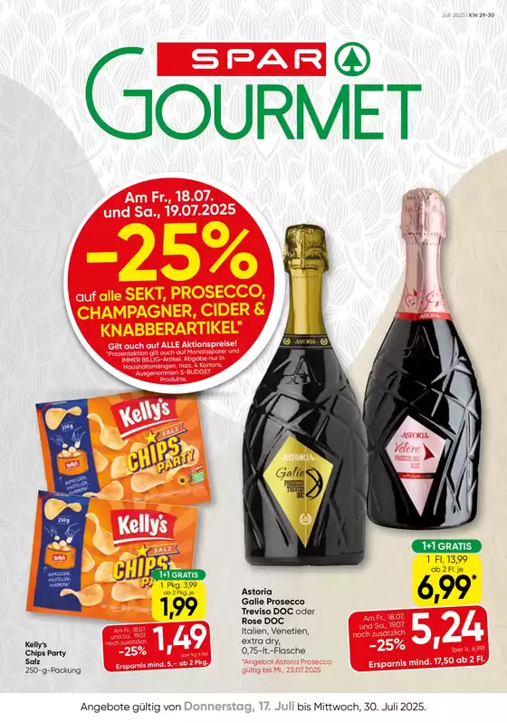 SPAR-Gourmet flugblatt