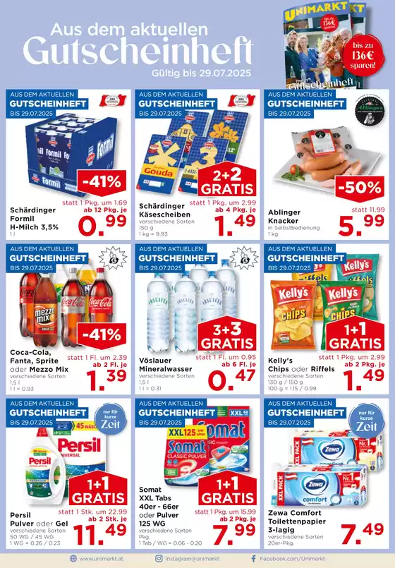 Unimarkt flugblatt