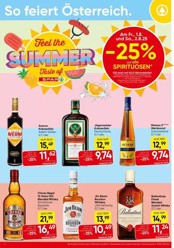 Spar flugblatt