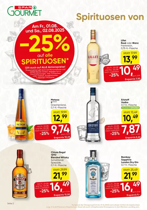 SPAR-Gourmet flugblatt