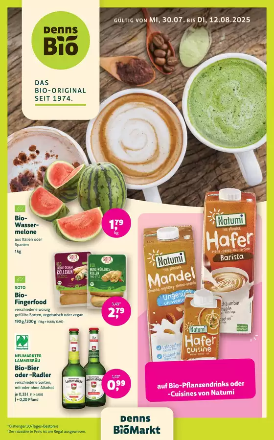Denn's Biomarkt Katalog in Villach | Denn's Biomarkt Angebote | 2025-07-30T00:00:00.000Z - 2025-08-12T00:00:00.000Z