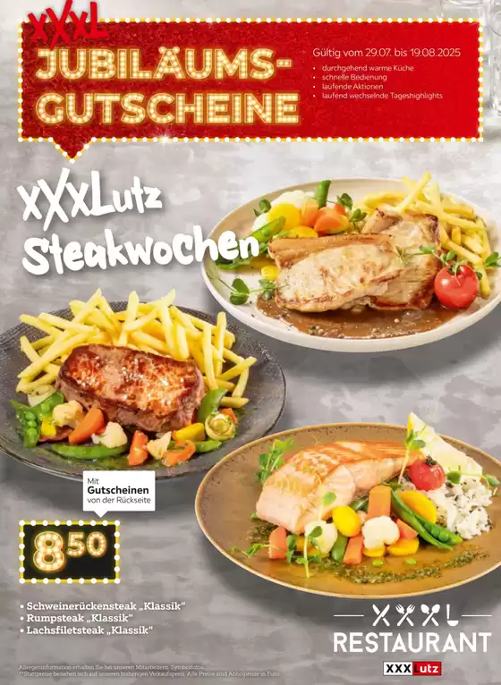 XXXLutz Katalog in Gaißau | Top-Angebote für Sparfüchse | 2025-07-28T00:00:00.000Z - 2025-08-10T00:00:00.000Z