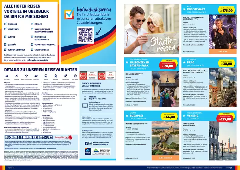 Blättern Sie online im HOFER REISEN Katalog