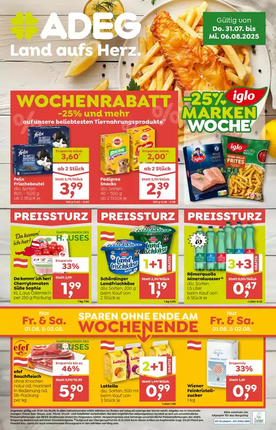 ADEG Katalog in Ybbs an der Donau | ADEG flugblatt | 2025-07-31T00:00:00.000Z - 2025-08-06T00:00:00.000Z