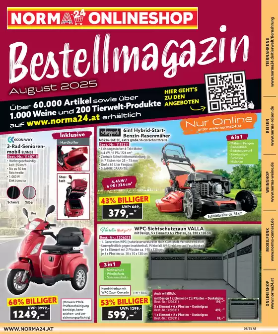 Norma Katalog in Groß-Enzersdorf | Aktuelle Sonderaktionen | 2025-08-01T00:00:00.000Z - 2025-08-31T00:00:00.000Z