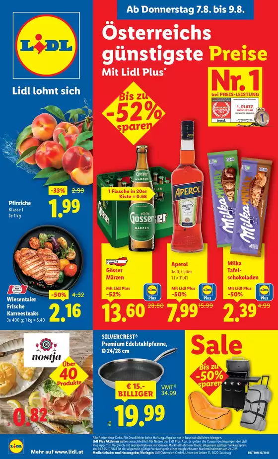 Lidl Katalog | Exklusive Deals für unsere Kunden | 2025-08-07T00:00:00.000Z - 2025-08-13T00:00:00.000Z