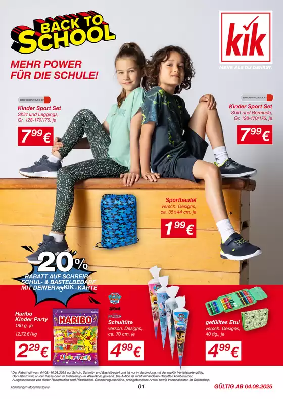 KiK Katalog in Vösendorf | KiK Textilien und Non | 2025-08-04T00:00:00.000Z - 2025-08-10T00:00:00.000Z