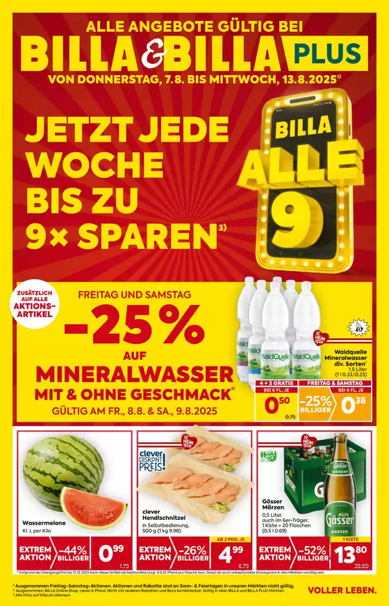 BILLA FB KW32 2025 Wien