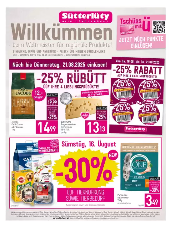 Sutterlüty flugblatt