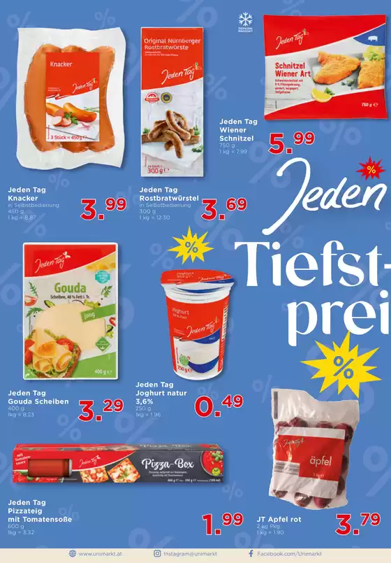 Unimarkt flugblatt
