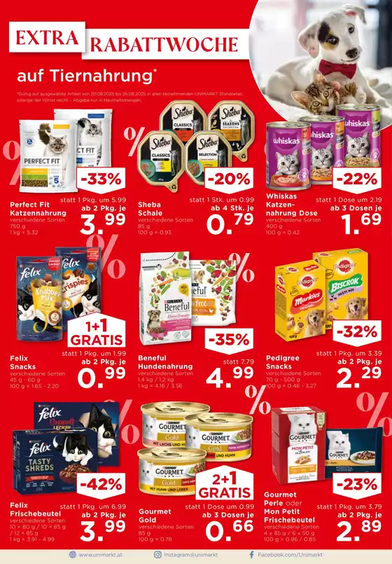 Unimarkt flugblatt