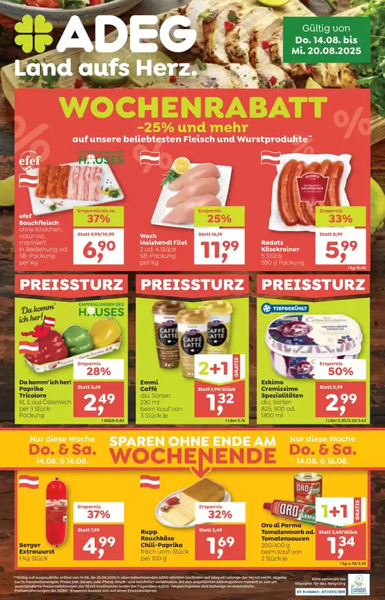 ADEG Katalog in Hollabrunn | Unsere besten Angebote für Sie | 2025-08-14T00:00:00.000Z - 2025-08-20T00:00:00.000Z