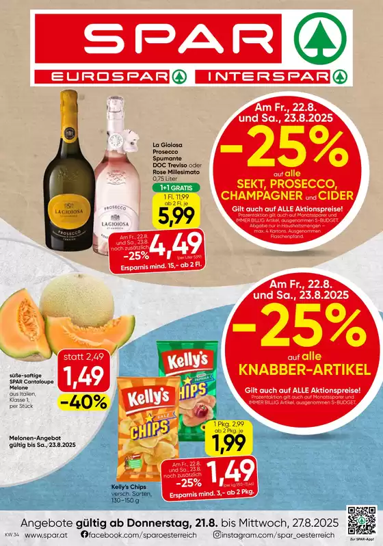 Spar Katalog | Neue Angebote zum Entdecken | 2025-08-21T00:00:00.000Z - 2025-08-27T00:00:00.000Z