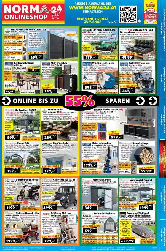 Norma Katalog in Hohenzell | Angebote für Schnäppchenjäger | 2025-09-07T00:00:00.000Z - 2025-09-11T00:00:00.000Z