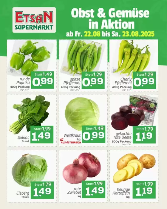 ETSAN Katalog | Exklusive Deals für unsere Kunden | 2025-08-22T00:00:00.000Z - 2025-08-23T00:00:00.000Z