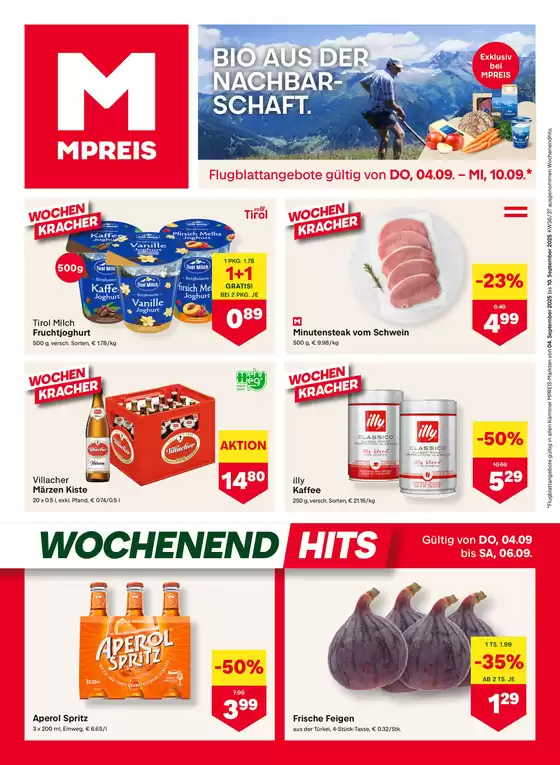 MPreis Katalog | Aktuelle Sonderaktionen | 2025-09-04T00:00:00.000Z - 2025-09-10T00:00:00.000Z