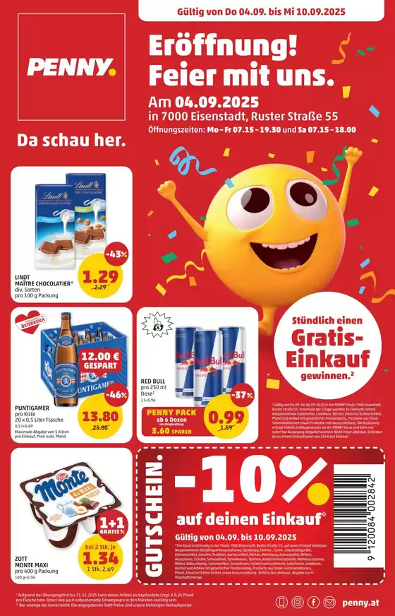 Penny Katalog in Bludenz | Jetzt sparen mit unseren Deals | 2025-09-04T00:00:00.000Z - 2025-09-10T00:00:00.000Z