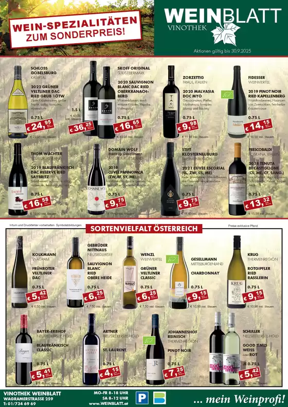 Krause Getränke Katalog | Wein Spezialitäten | 2025-09-05T00:00:00.000Z - 2025-09-19T00:00:00.000Z