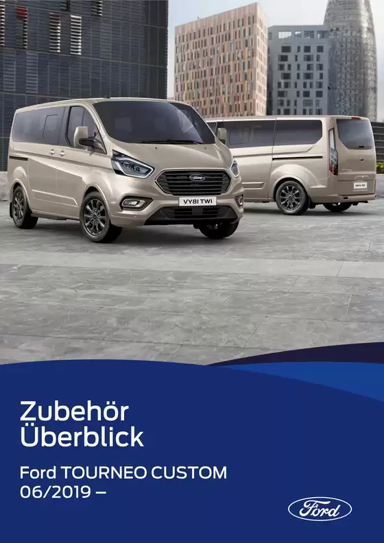 Customer Quick Guide AUTDE Tourneo Custom 01 2019
