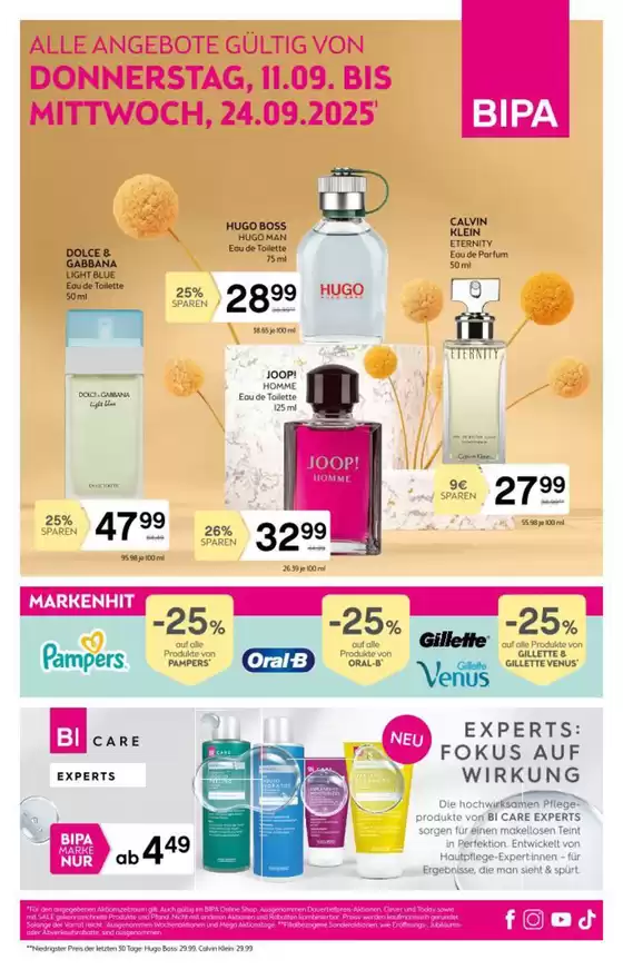 Bipa Katalog in Poysdorf | Bipa KW37-39 | 2025-09-11T00:00:00.000Z - 2025-09-24T00:00:00.000Z