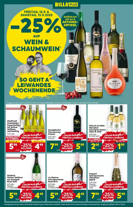 BILLA PLUS FB KW37 2025 Wien