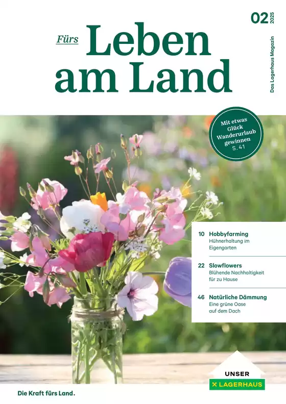 Lagerhaus Katalog in Altenmarkt bei Sankt Gallen | Lagerhaus Magazin F&uuml;rs Leben am Land | 2025-09-13T00:00:00.000Z - 2025-09-27T00:00:00.000Z
