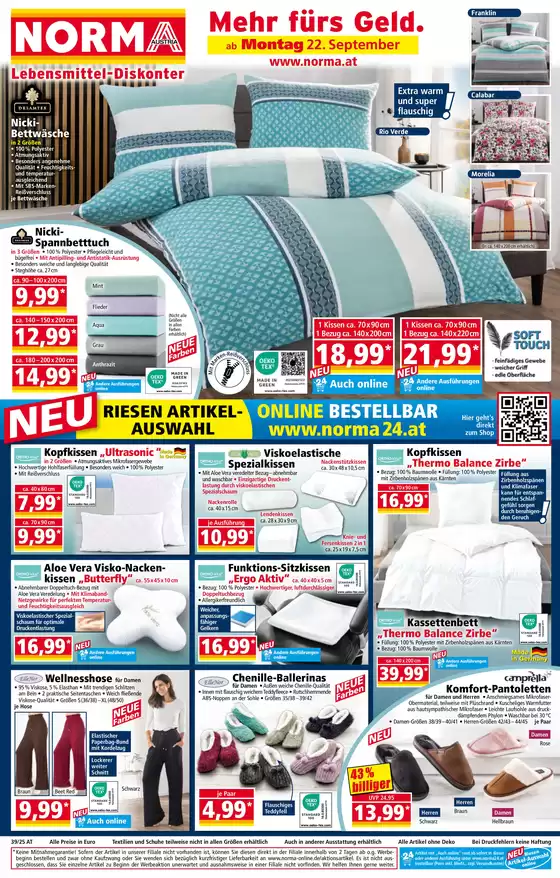 Norma Katalog in Fohnsdorf | Tolles Angebot für alle Kunden | 2025-09-22T00:00:00.000Z - 2025-09-26T00:00:00.000Z