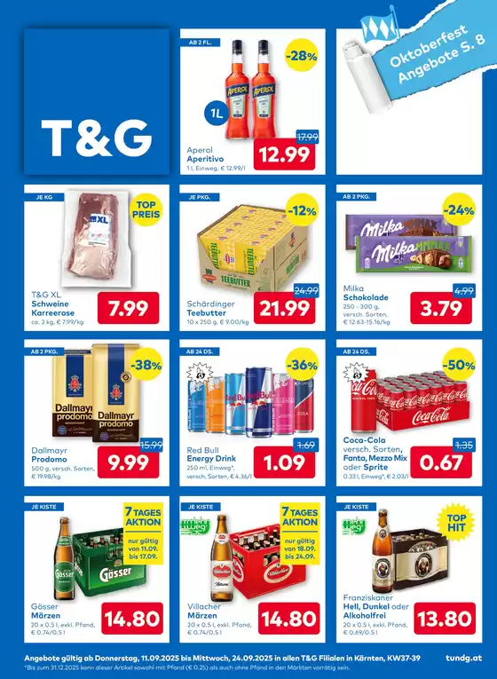 T&G Katalog | Unsere besten Schnäppchen | 2025-09-14T00:00:00.000Z - 2025-09-28T00:00:00.000Z
