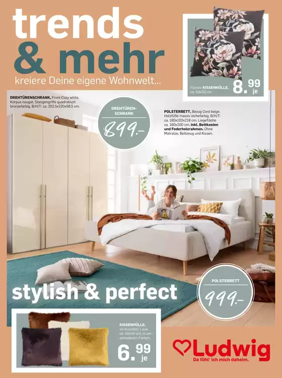 Möbel Ludwig Katalog in Ybbs an der Donau | Tolle Rabatte auf ausgewählte Produkte | 2025-09-15T00:00:00.000Z - 2025-09-29T00:00:00.000Z