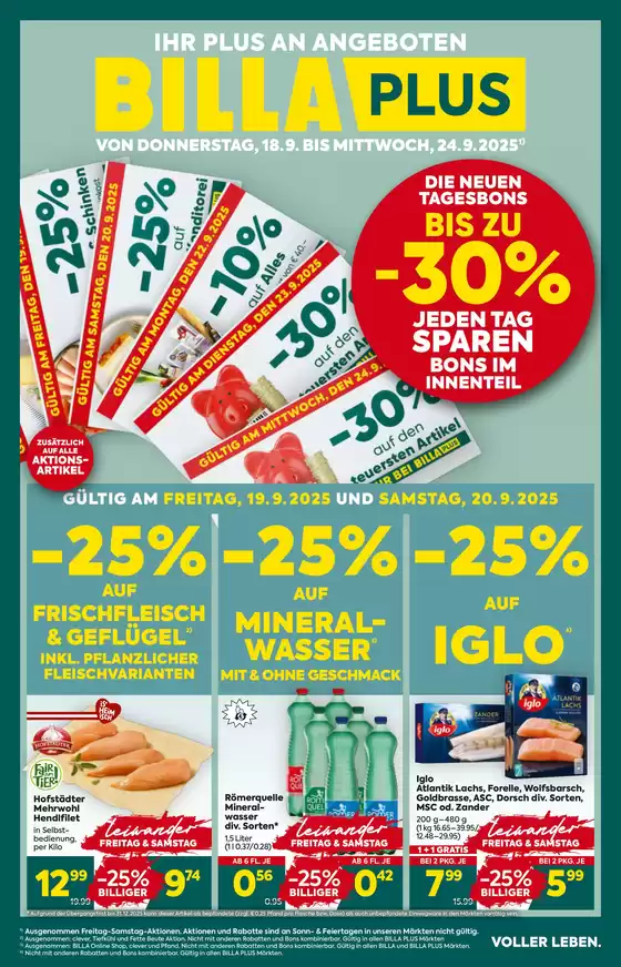 BILLA PLUS Katalog in Vösendorf | BILLA PLUS FB KW38 2025 Wien | 2025-09-18T00:00:00.000Z - 2025-12-31T00:00:00.000Z