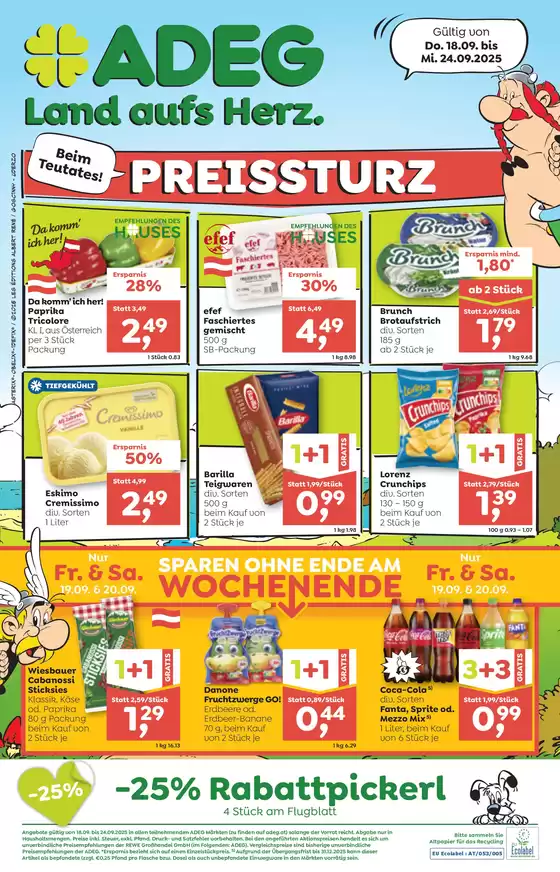 ADEG Katalog in Steyr | Exklusive Deals und Schnäppchen | 2025-09-18T00:00:00.000Z - 2025-10-02T00:00:00.000Z