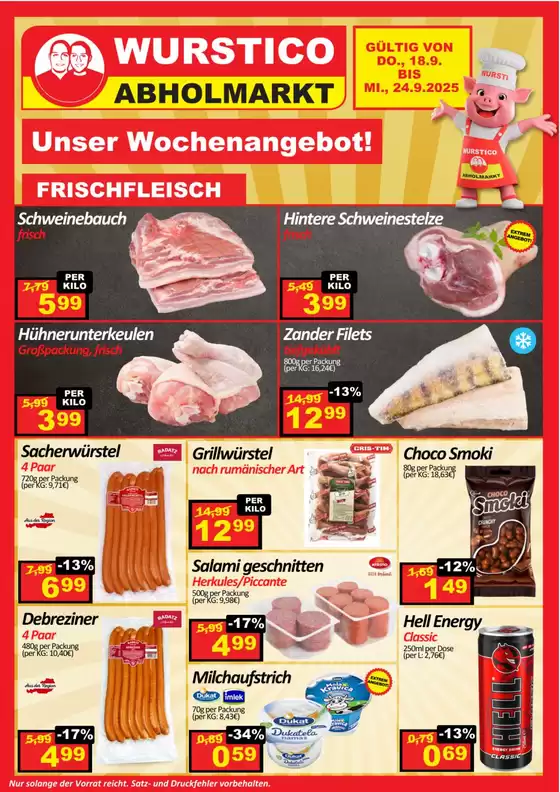 Wurstico flugblatt