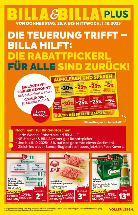 BILLA FB KW39 2025 Wien
