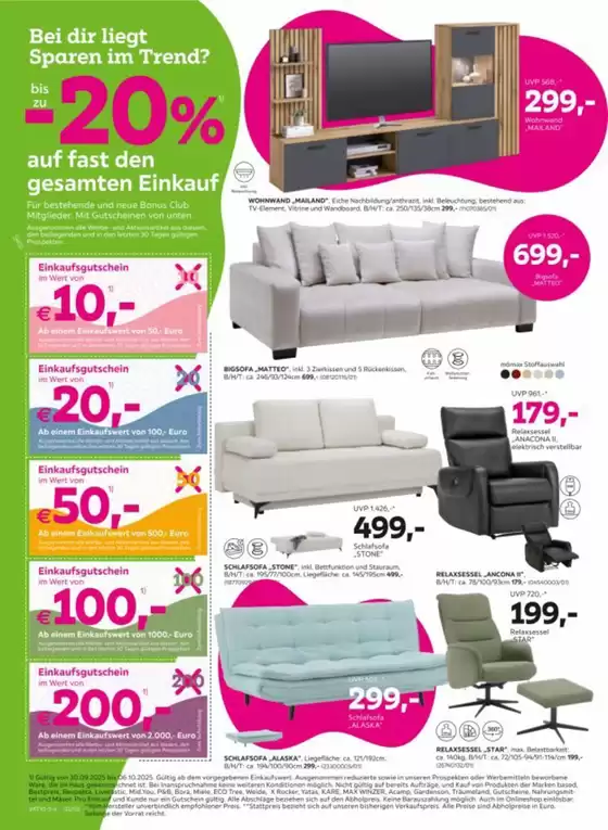 bis zu -20% auf fast den gesamten Einkauf