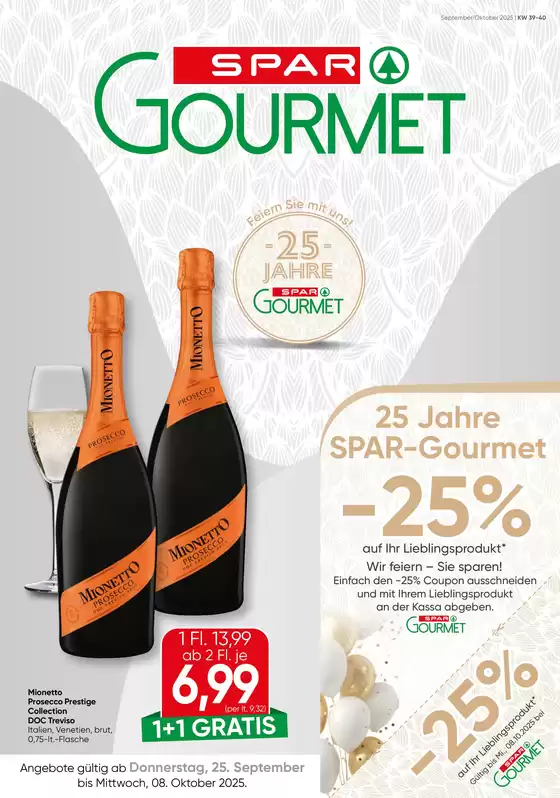 SPAR-Gourmet flugblatt
