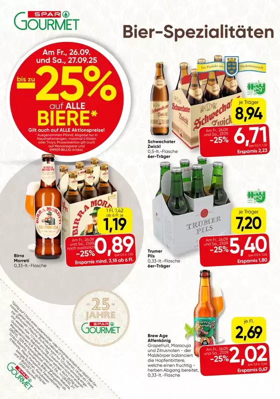 SPAR-Gourmet flugblatt
