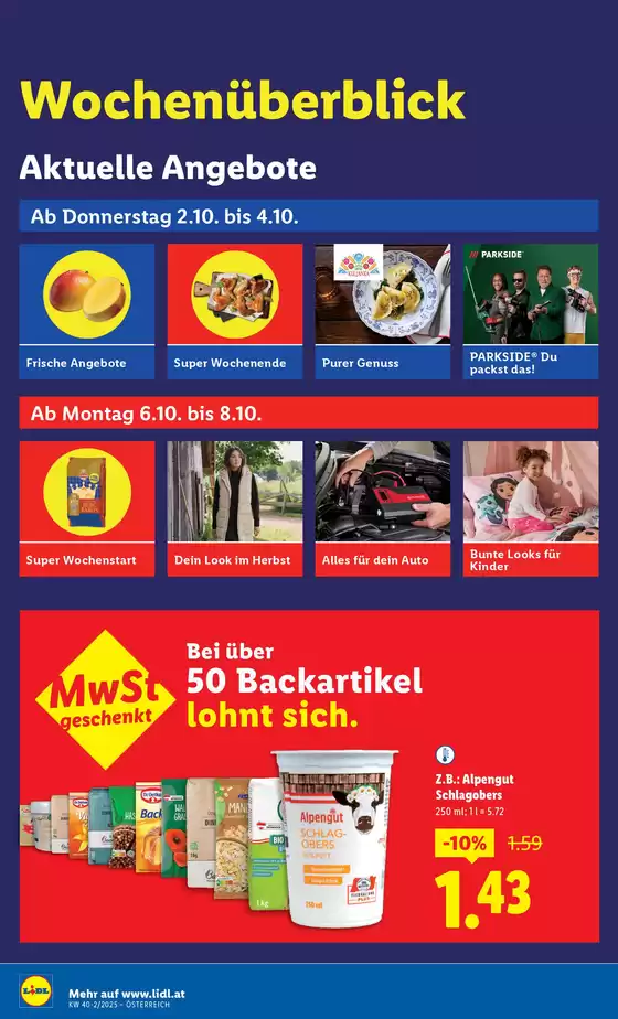 Neue Angebote zum Entdecken