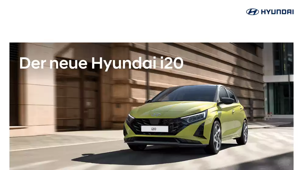 Hyundai Flugblatt in | Hyundai i20 | 2025-10-02T00:00:00.000Z - 2026-10-02T00:00:00.000Z