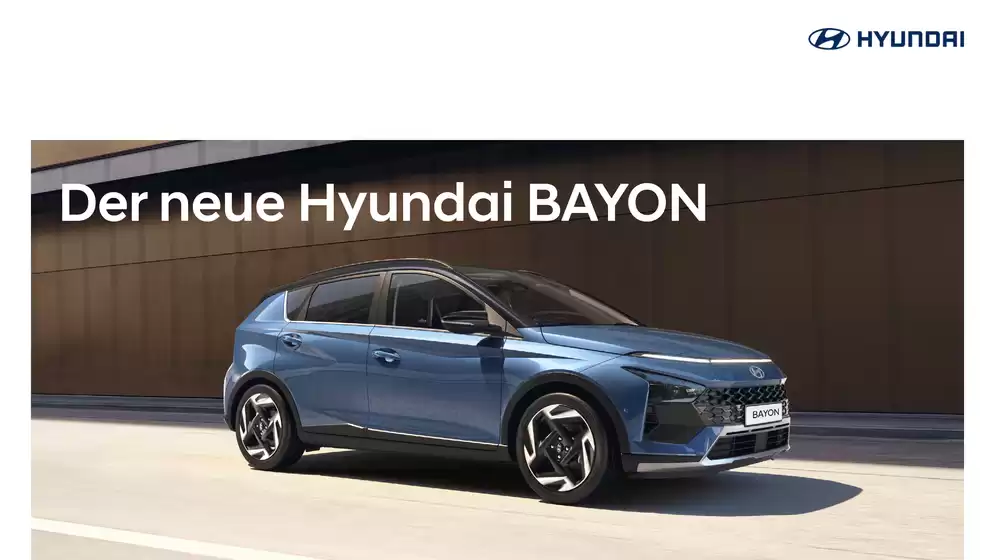 Hyundai Flugblatt in | Hyundai BAYON | 2025-10-02T00:00:00.000Z - 2026-10-02T00:00:00.000Z