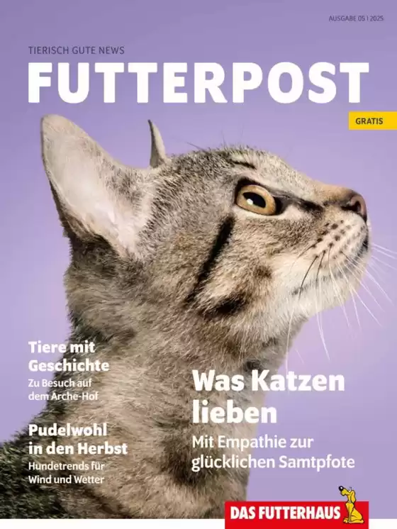 Das Futterhaus Katalog | Attraktive Angebote entdecken | 2025-10-07T00:00:00.000Z - 2025-10-21T00:00:00.000Z