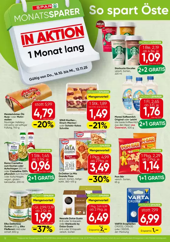 Spar Katalog in Innsbruck | Tolles Angebot für Schnäppchenjäger | 2025-10-15T00:00:00.000Z - 2025-10-29T00:00:00.000Z