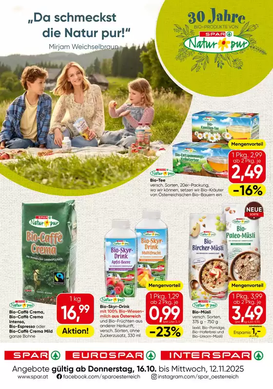 Spar Katalog in Innsbruck | Unsere besten Angebote für Sie | 2025-10-15T00:00:00.000Z - 2025-10-29T00:00:00.000Z