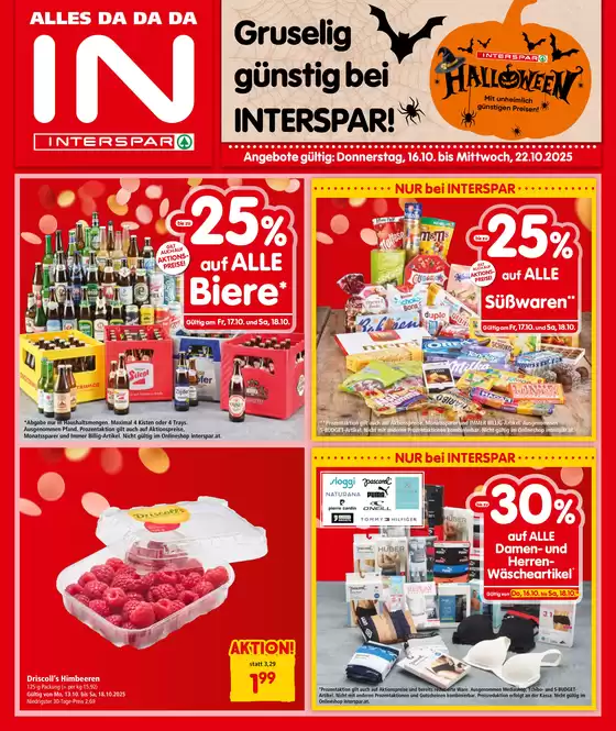 Interspar Katalog in Innsbruck | Tolle Rabatte auf ausgewählte Produkte | 2025-10-15T00:00:00.000Z - 2025-10-29T00:00:00.000Z