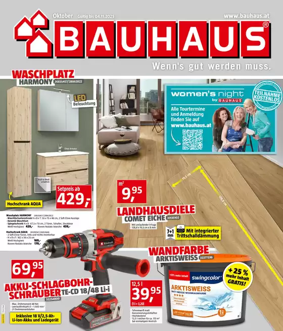Bauhaus Katalog in Salzburg | bauhaus.at | 2025-10-15T00:00:00.000Z - 2025-11-04T00:00:00.000Z