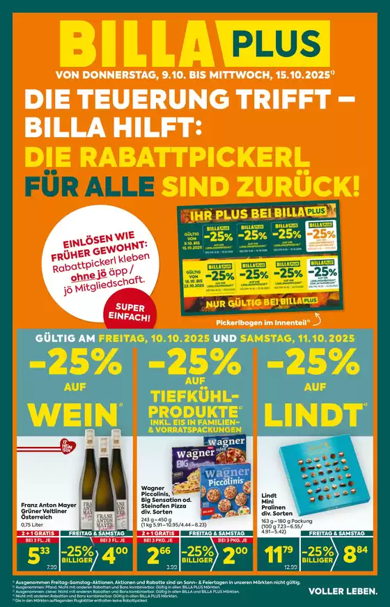 BILLA PLUS Katalog | BILLA PLUS FB KW41 2025 Wien | 2025-10-15T00:00:00.000Z - 2025-10-15T00:00:00.000Z