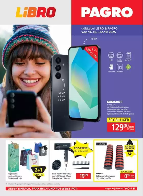 Pagro-Diskont Katalog in Feldkirchen in Kärnten | OB3 Oktober2 16.10. | 2025-10-16T00:00:00.000Z - 2025-10-30T00:00:00.000Z
